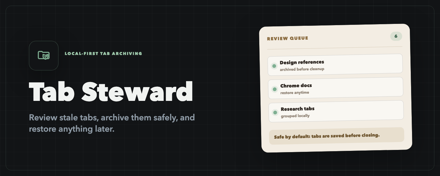 Tab Steward promotional artwork